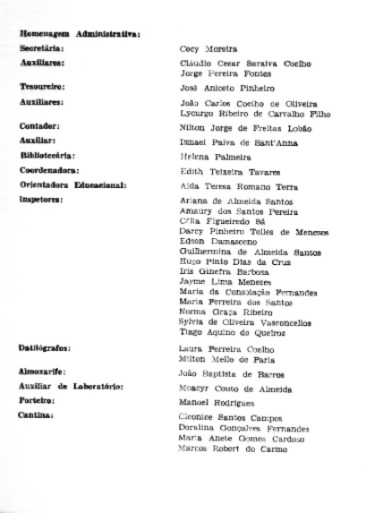 Convite de Formatura 1975